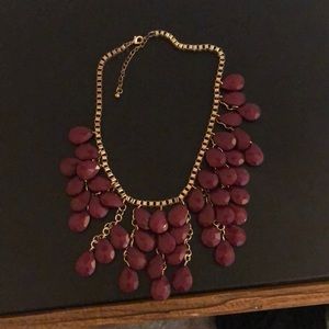 Purple chunky necklace